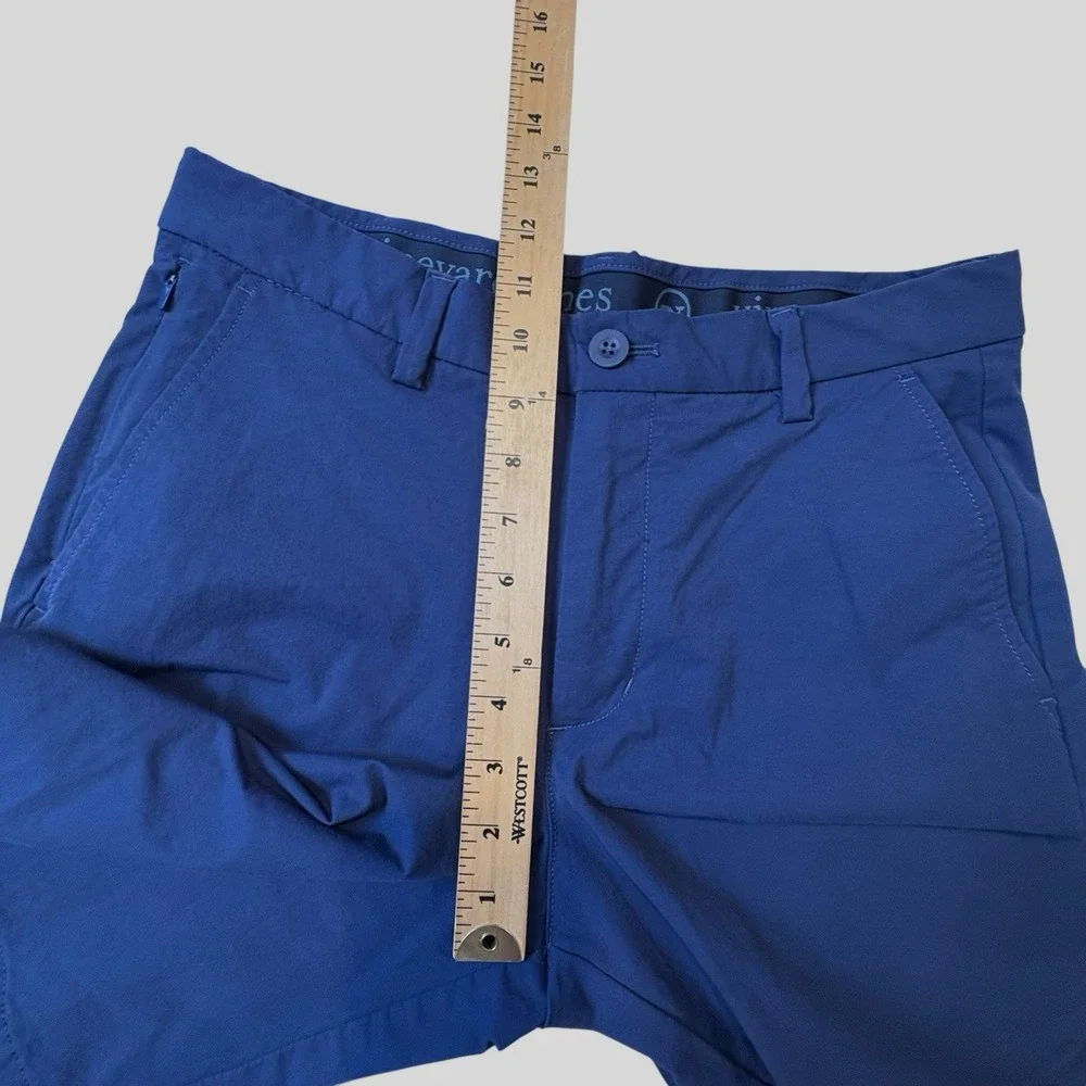 Vineyard Vines On The Go Shorts Men's 28‎ Blue Performance Chino Stretch Pockets